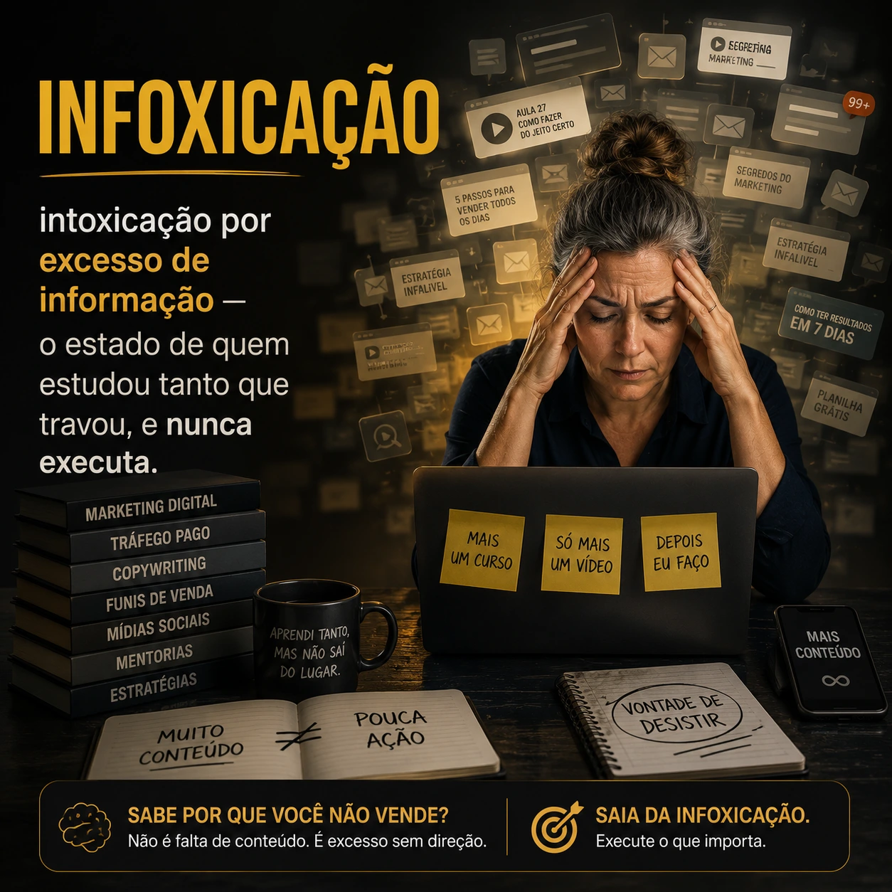 Infoxicação — intoxicação por excesso de informação